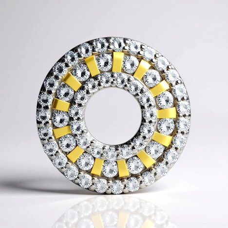Ciondolo in oro con Diamante SI1 (G) (Annette)