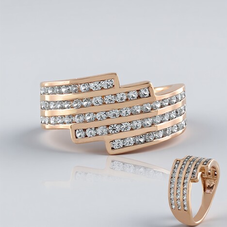 Bague en argent et Zircon (KM by Juwelo)