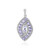 Ciondolo in argento con Tanzanite