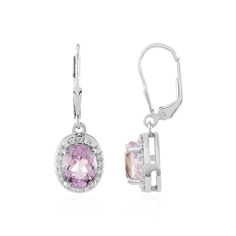 Orecchini in argento con Kunzite