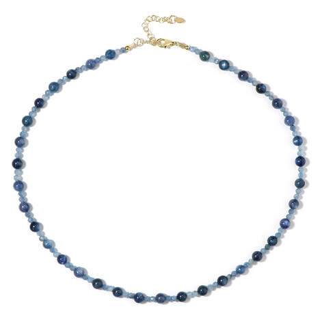 Edelstein-Silberhalskette