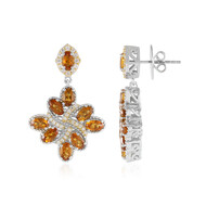 Orecchini in argento con Citrino (Dallas Prince Designs)