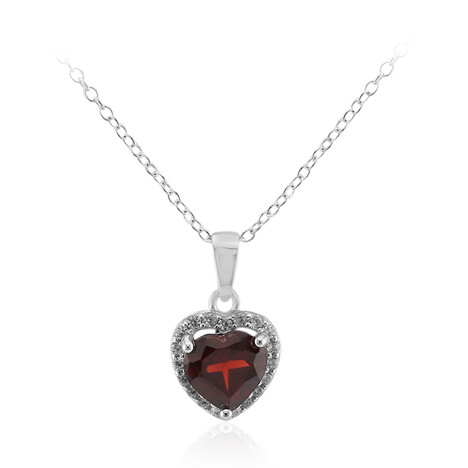 Collana in argento con Granato