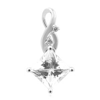 Ciondolo in argento con Danburite