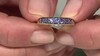 Anillo en oro con Tanzanita