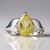 Anello in argento con Citrino Limone