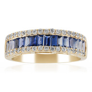 Blauer Ceylon-Saphir-Goldring