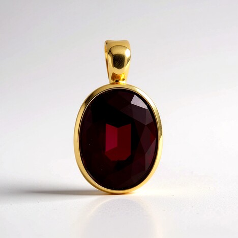 Ciondolo in oro con Rodolite (CUSTODANA)