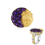 Anillo en plata con Amatista (Gems en Vogue)