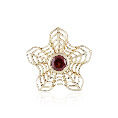 Mahagoni-Zirkon-Goldanhänger (Ornaments by de Melo)