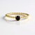 Anello in argento con Diamante Nero