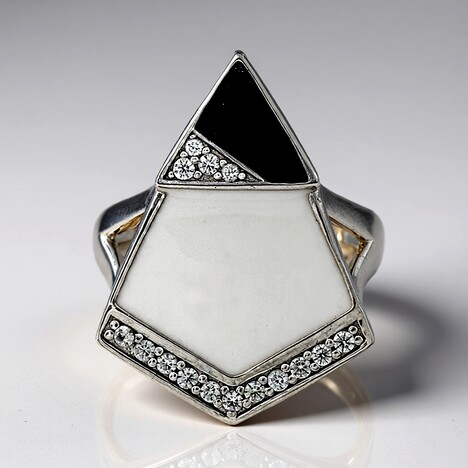 Anello in argento con Zircone (Memories by Vincent)