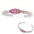 Bracelet en argent et Tourmaline rose du Brésil  (Gems en Vogue)