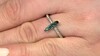 Anillo en plata con Indicolita (Adela Silber)