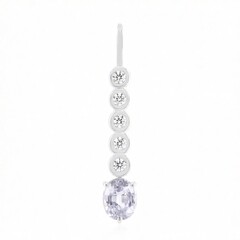 Gouden hanger met een paarse tulear saffier