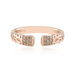 I2 Champagner-Diamant-Silberring (Ornaments by de Melo)