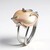 Anello in argento con Perla d'Acqua Dolce Porpora