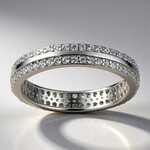 Anello in argento con Zircone