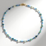 Collier en argent et Aigue-marine du Brésil