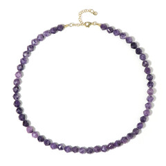 Collar en plata con Lepidolita