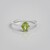 Anello in argento con Peridoto