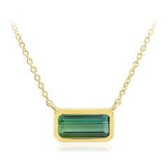 Zilveren halsketting met een indigoliet (Adela Silber)