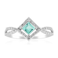 Brasilianischer Paraiba-Turmalin-Goldring (AMAYANI)