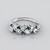Anello in argento con Pietra di Luna Arcobaleno