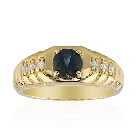 Londonblauer Topas-Silberring