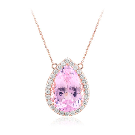 Collana in argento con Kunzite