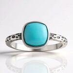Anello in argento con Amazzonite