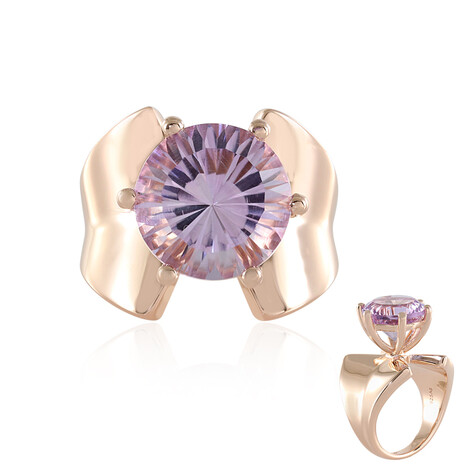 Lavendel-Amethyst-Silberring