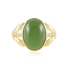 Zilveren ring met een Canadese jade