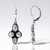 Boucles d'oreilles en argent et Howlite (Desert Chic)