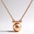 Collana in argento con Perla Ming Porpora (TPC)