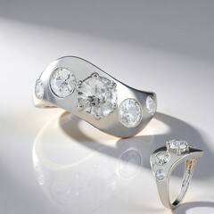 Anello in argento con Zircone (de Melo Essence)