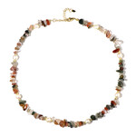 Collier en argent et Perle blanche de culture d'eau douce (Riya)