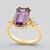 Anello in oro con Diasporo Rosa (AMAYANI)