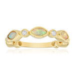 Australischer Opal-Silberring