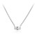 Collar en plata con Topacio blanco
