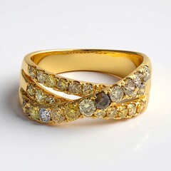 Anello in oro con Diamante Fancy SI2 (CIRARI)