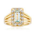 Kolumbianischer Blauer Euklas-Goldring