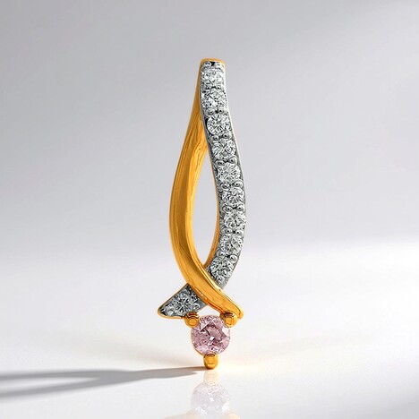 Ciondolo in oro con Diamante Rosa d'Argyle I3 (Mark Tremonti)