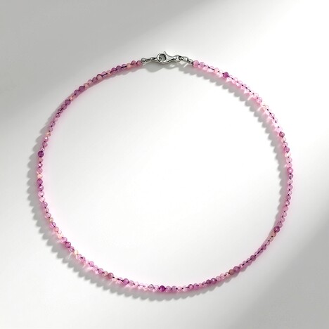 Collana in argento con Kunzite