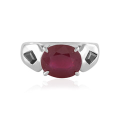 Madagascar Ruby Silver Ring (de Melo)