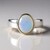 Bague en argent et Opale Welo
