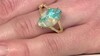 Anillo en plata con Turquesa mosaico