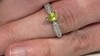 Zilveren ring met een Sfeen