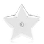 Ciondolo in argento con Diamante I1 (G) (Annette)