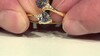 Anillo en plata con Tanzanita sin calentar